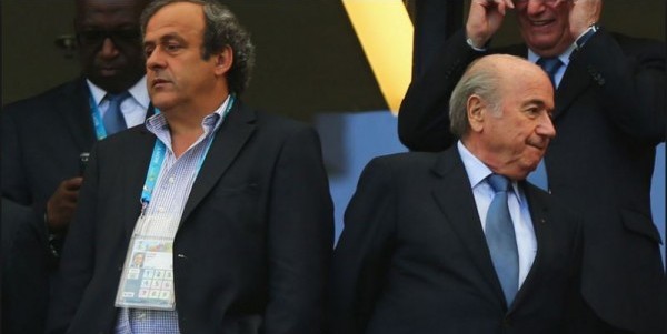 Sepp Blatter and Michel Platini were banned from football activities. Photo: Sky