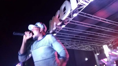 Qdot thrilling at the One Lagos Fiesta in Ikorodu. Photo: Gandy