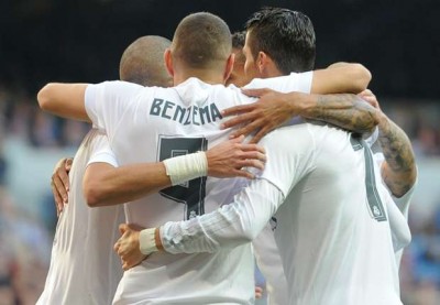 Ronaldo's 4 goals and Benzema's hat-trick was more then enough to see Madrid through the Swedish challenge. Photo: Goal