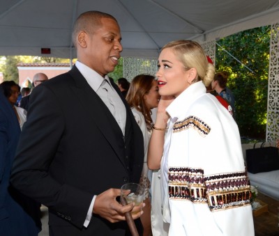 The working relationship between Jay Z and Rita Ora has gone sour as the British singer drags her boss to court. Photo: Verbal Slaps
