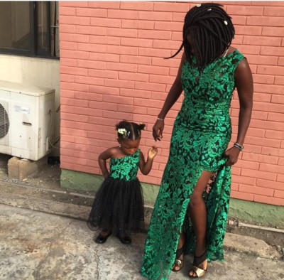Seun Kuti's baby mama and daughter3