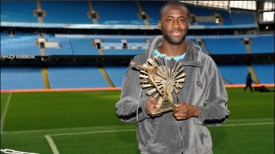 Yaya Toure is the BBC footballer of the year. Photo: BBC