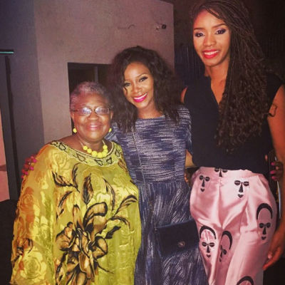 Genevieve Nnaji and Okonjo Iweala