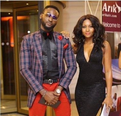 Gbenro Ajibade and Osas are no doubt contenders for 2015 couple of the year. Photo: Osas Ighodaro