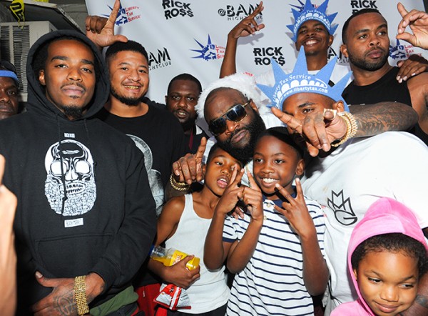 Rick Ross toy giveaway