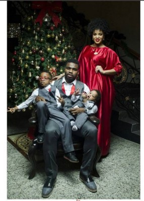 Joseph Yobo and family