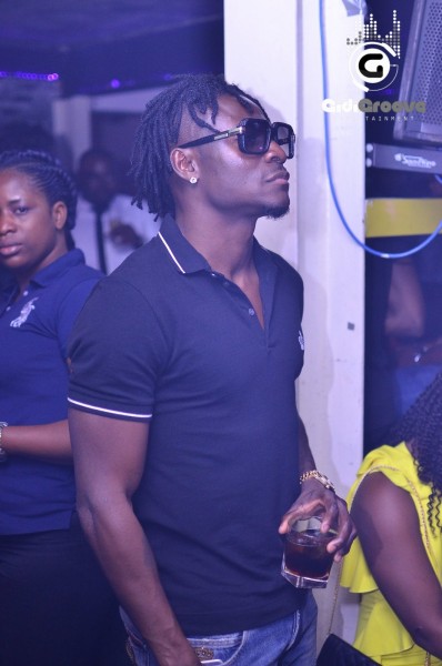 Obafemi Martins at the last edition of Gidi Groove VIP night.