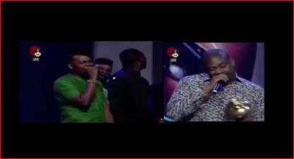 Olamide and Don Jazzy at the 2015 Headies. Credit: Various