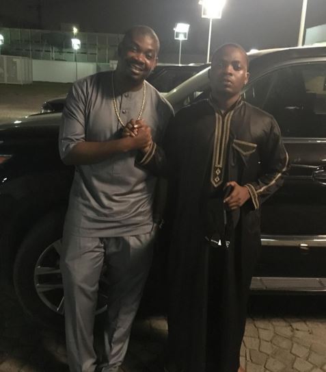 Don Jazzy and Olamide end their rift publicly on January 3, 2016. Credit: IG