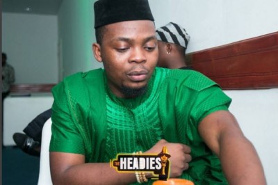Olamide goes bunkers at #Headies2015.