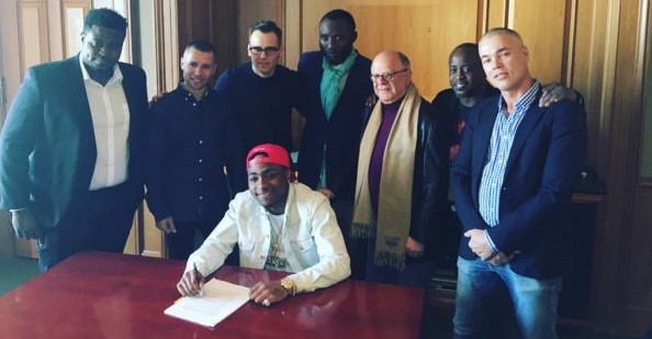 Davido signed a global deal with SONY music in January 2016.