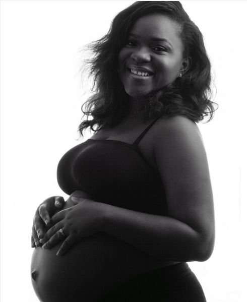 Aijay Ukonu has bared her heavy baby bump as she counts down to her delivery day. Photo: Paul Ukonu/Instagram
