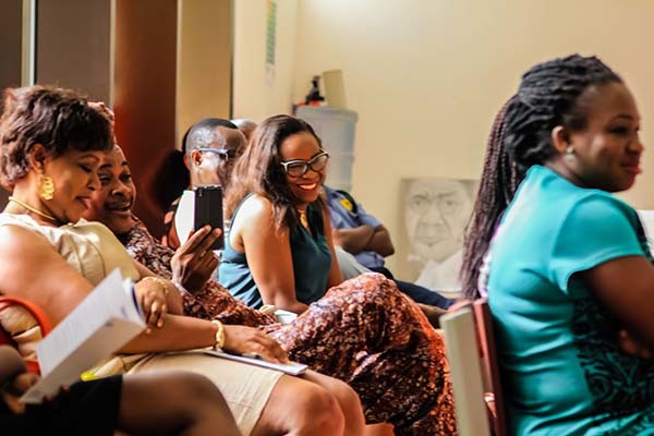 Audience Enjoying Scenes in NEXT OF KIN