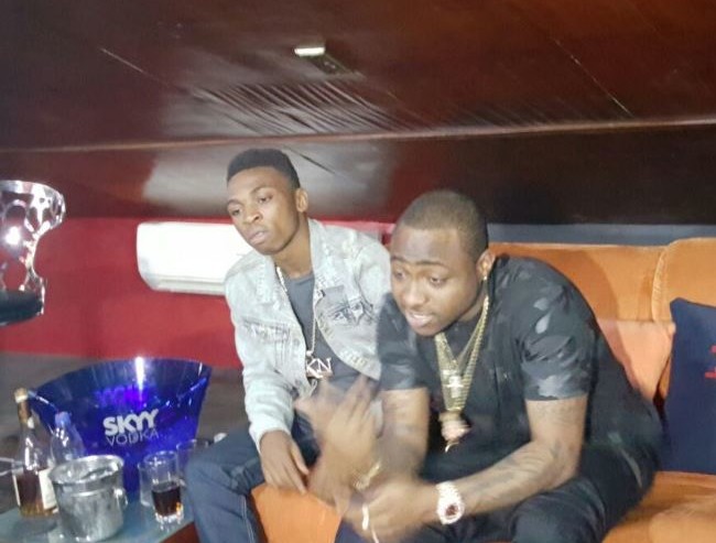 Davido's new act is actually the son of Nollywood actress, Toyin Adewale. Photo : NET