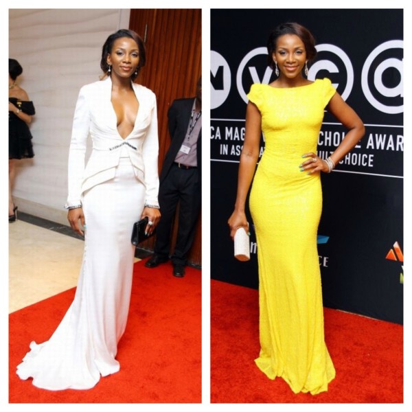 Genevieve Nnaji's looks at AMVCA 2013