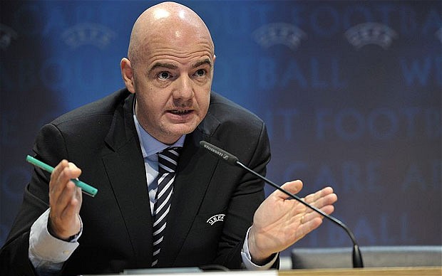 New FIFA president, Gianni Infantin. Photo: FIFA