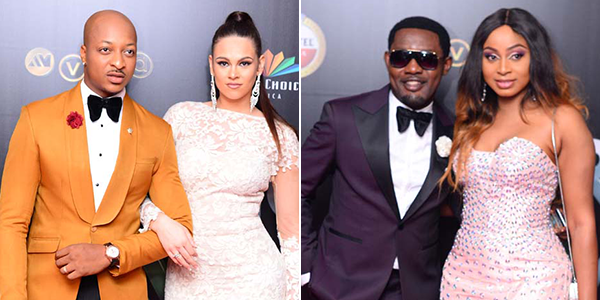 IK Ogbonna and Sonia, Ayo Makun and wife Mabel