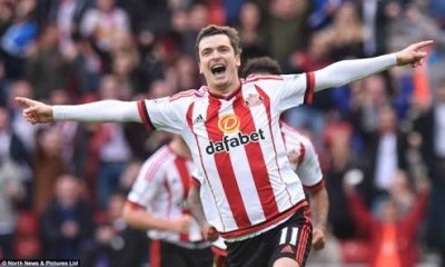 Adam Johnson Jubilation after a goal