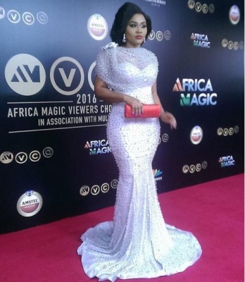 Mercy Aigbe's stunning outfit to the AMVCAs is still hot topic among her fans on social media.