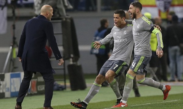 Real Madrid_Zidan_Cristiano Ronaldo_Sergio Ramos