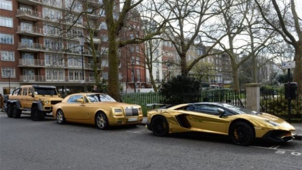 Saudi billionaire,Turki Bin Abdullah_London_Golden Cars