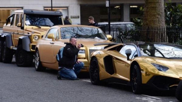 Saudi billionaire,Turki Bin Abdullah_London_Golden Cars.jpg1