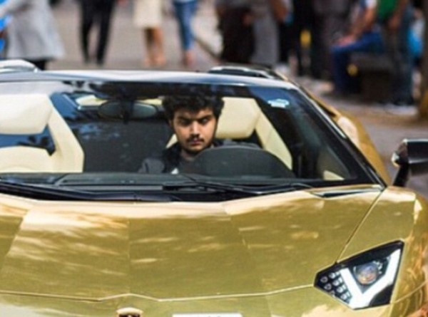 Turki Bin Abdullah storms London with 4 gold-plated cars (2)