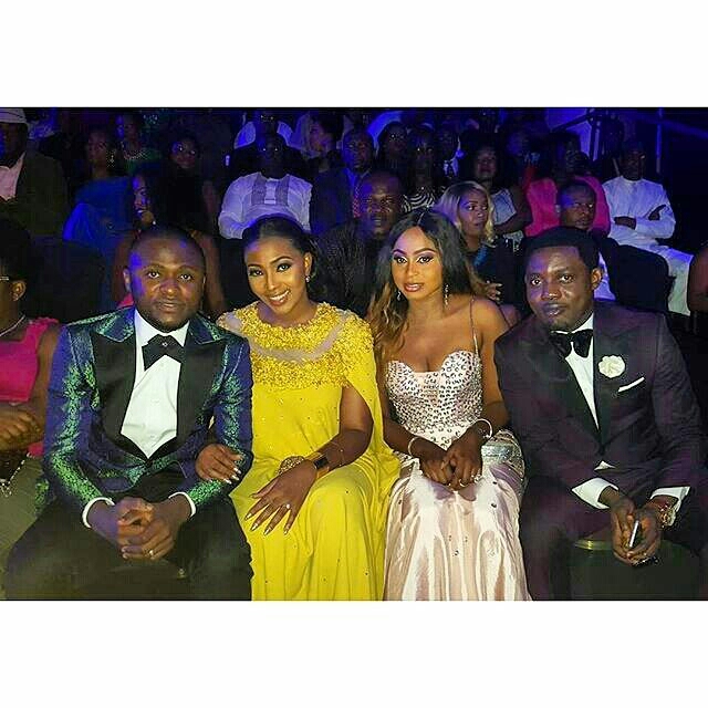 The Makuns with Ubi Franklin and wife, Lilian Esoro