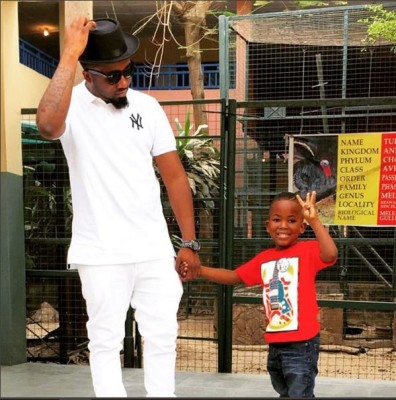 Ice Prince and son, Jamal.