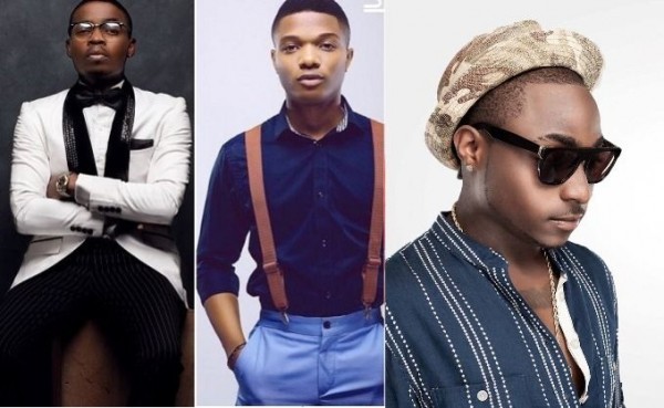 Olamide, Wizkid and Davido.