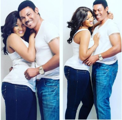 Omotola and her hubby, Captain Matthew Ekeinde.