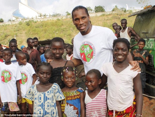 Established in 2007, the Didier Drogba Foundation, named after its founder footballer Didier Drogba, aims to provide support to the Ivorian people and vulnerable Africa in the field of health and education.