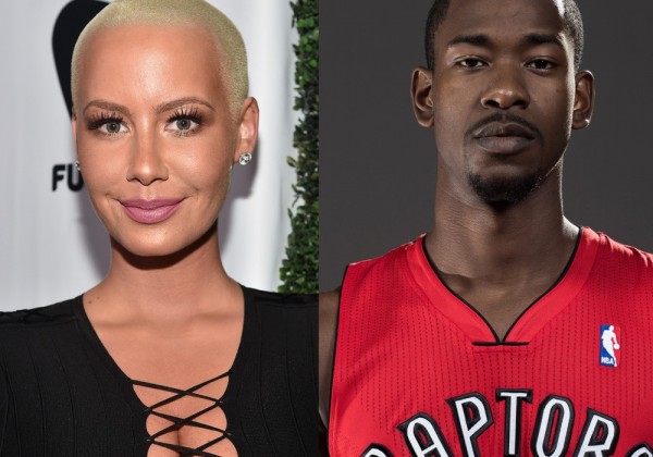 Amber Rose and Terrence Ross