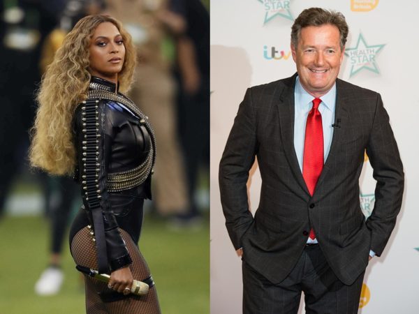 Beyonce and Piers-Morgan