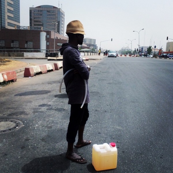 Black market seller_Fuel Scarcity_Nigeria