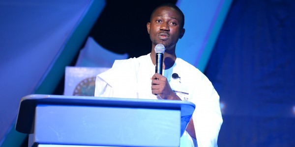 TheNETng founder and publisher, Ayeni Adekunle gives speech at Neclive4