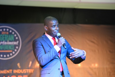 Tunde Falase delivering his paper.