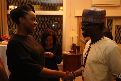 Chimamanda Adichie and Julius Agwu