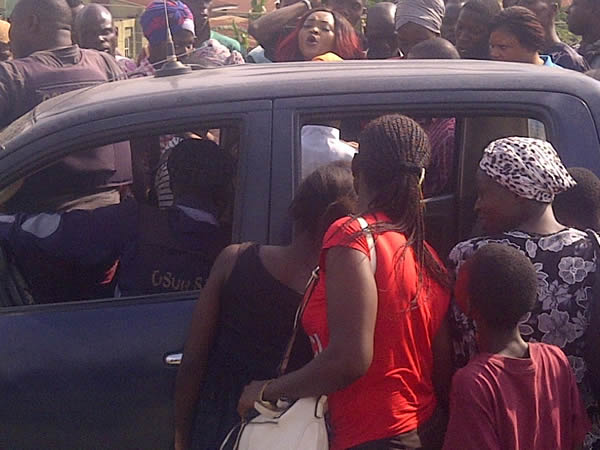 A scene from the alleged altercation. Photo: Punch