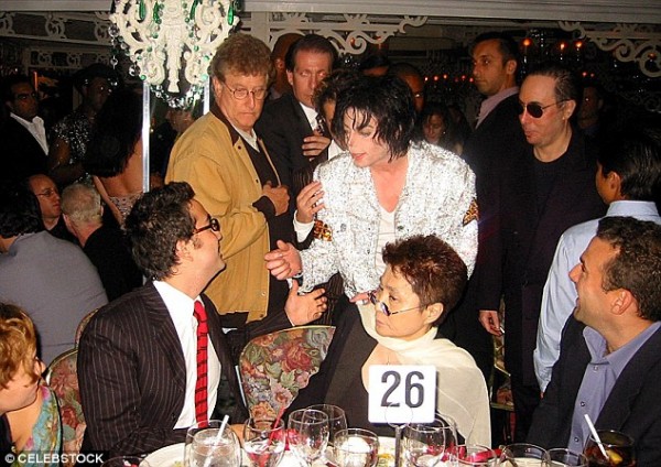 Michael Jackson at David Gest and Minelli's wedding in 2002.
