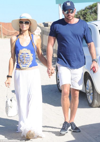 Paris Hilton and Thomas Gross