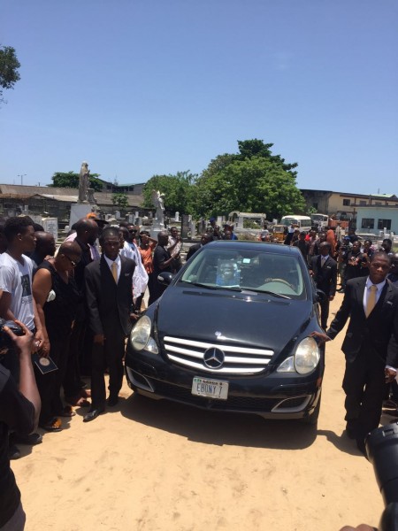 Remains of late Nomoreloss arrives Ikoyi cemetery for internment
