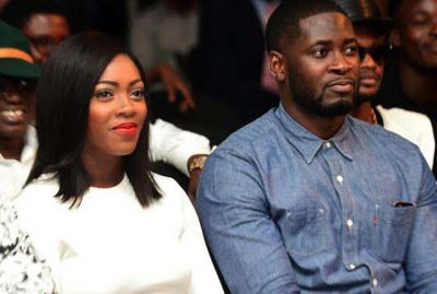 Tiwa Savage and Teebillz.