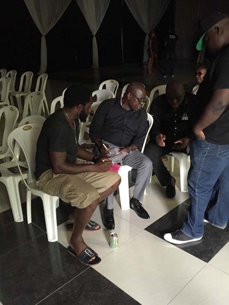 Weird MC, Omobaba, Gbenga Adeyinka arrive for Nomoreloss' service of songs (2)