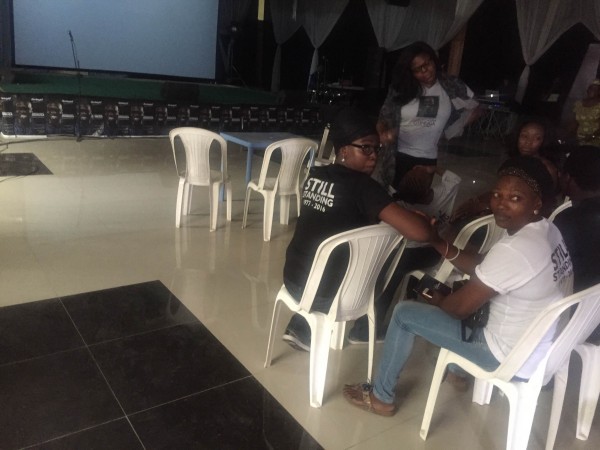 Weird MC, Omobaba, Gbenga Adeyinka arrive for Nomoreloss' service of songs (3)