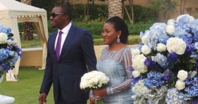 Ali Baba and his wife, Mary renewed their wedding vows today.