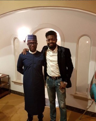 Basketmouth and Dedapo in Tokyo, Japan.