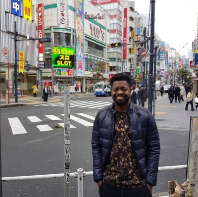 Basketmouth in Japan.