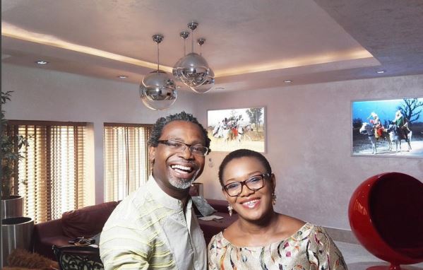 Kelechi Amadi-Obi and wife, Julia.