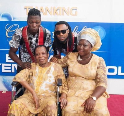 Flavour and his parents